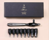 YORKSHINE Precision Hole Punch Set with Wooden Base