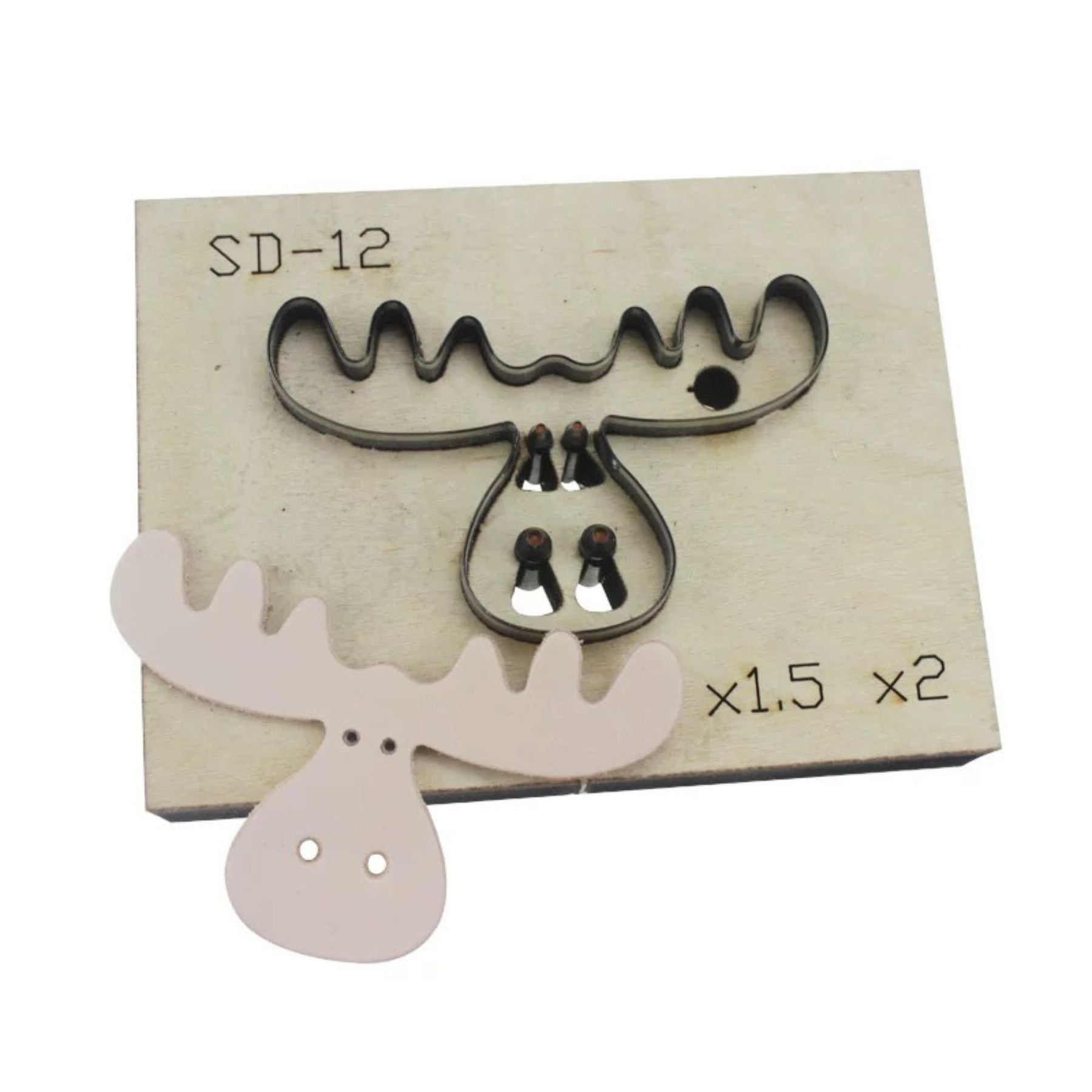 Create festive leather ornaments and charms with this Christmas Animal Cutting Die Set. Sharp Japanese steel blades and a sturdy wooden base ensure clean, precise cuts. Easy to use and built to last. Perfect for holiday crafts—shop now for your Christmas projects!