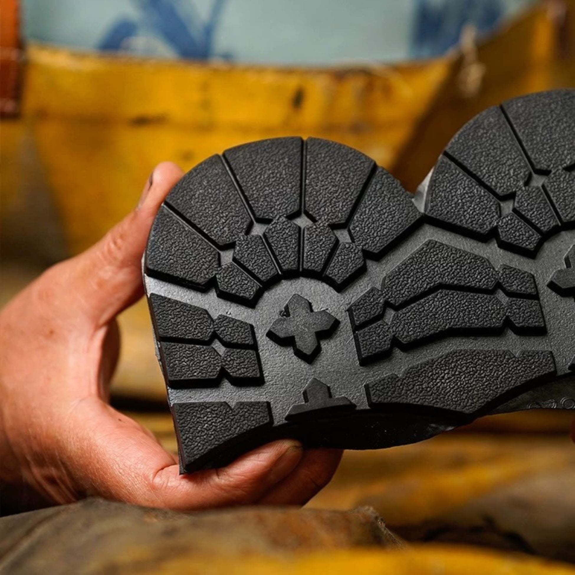 Durable rubber heel and half sole pads for shoe repair. Anti-slip, wear-resistant, heat and oil resistant with 3D textured design for better grip and stability. Ideal for replacing or reinforcing worn heels and soles. Restore traction and comfort—perfect for everyday shoe repair.