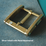 'Sui' Japanese Style Brass Belt Buckle,40.5mm, CNC
