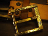 'Sui' Japanese Style Brass Belt Buckle,40.5mm, CNC