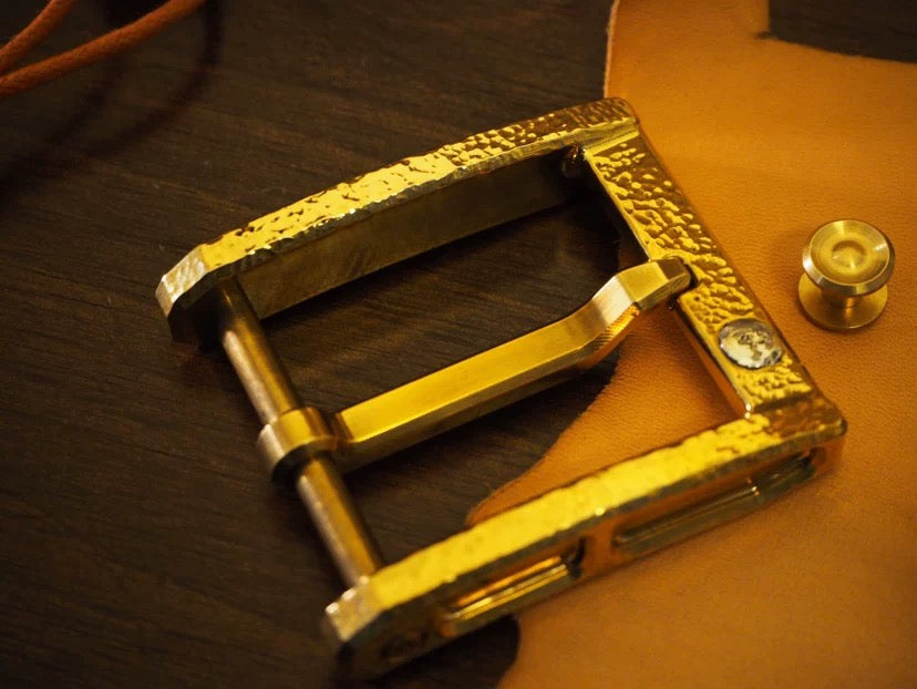 'Sui' Japanese Style Brass Belt Buckle,40.5mm, CNC