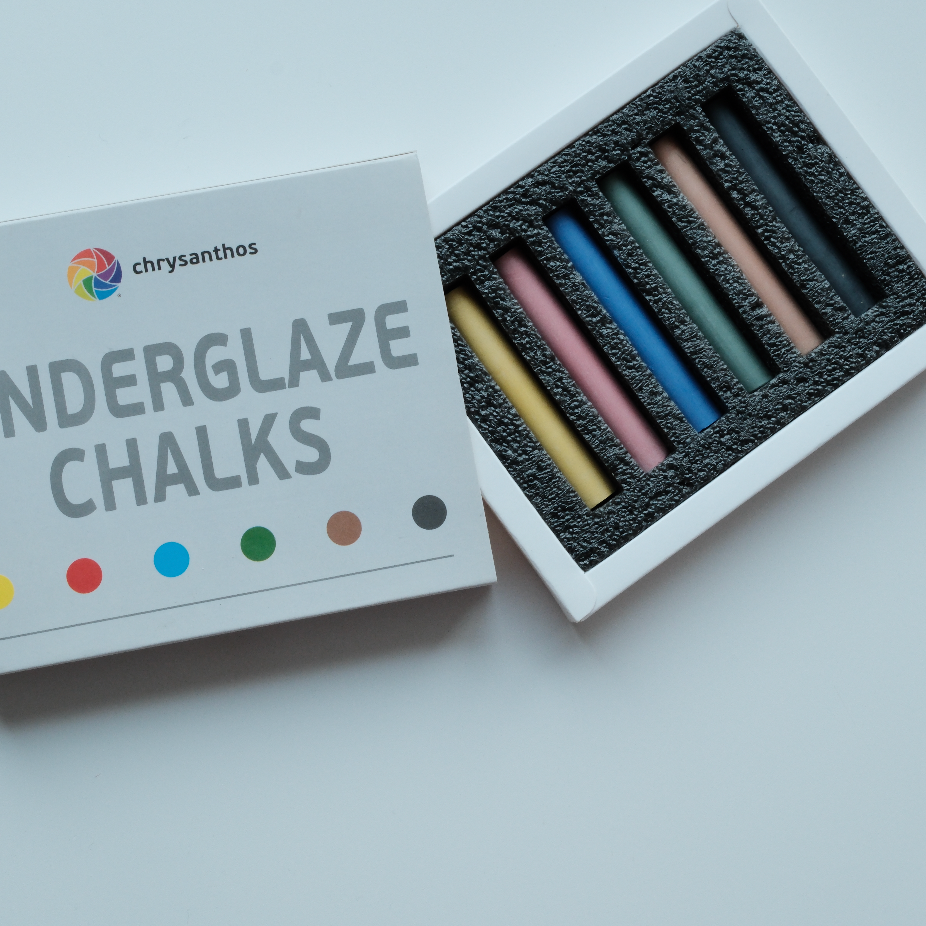 Underglaze Chalk Crayons Set-6 Pieces