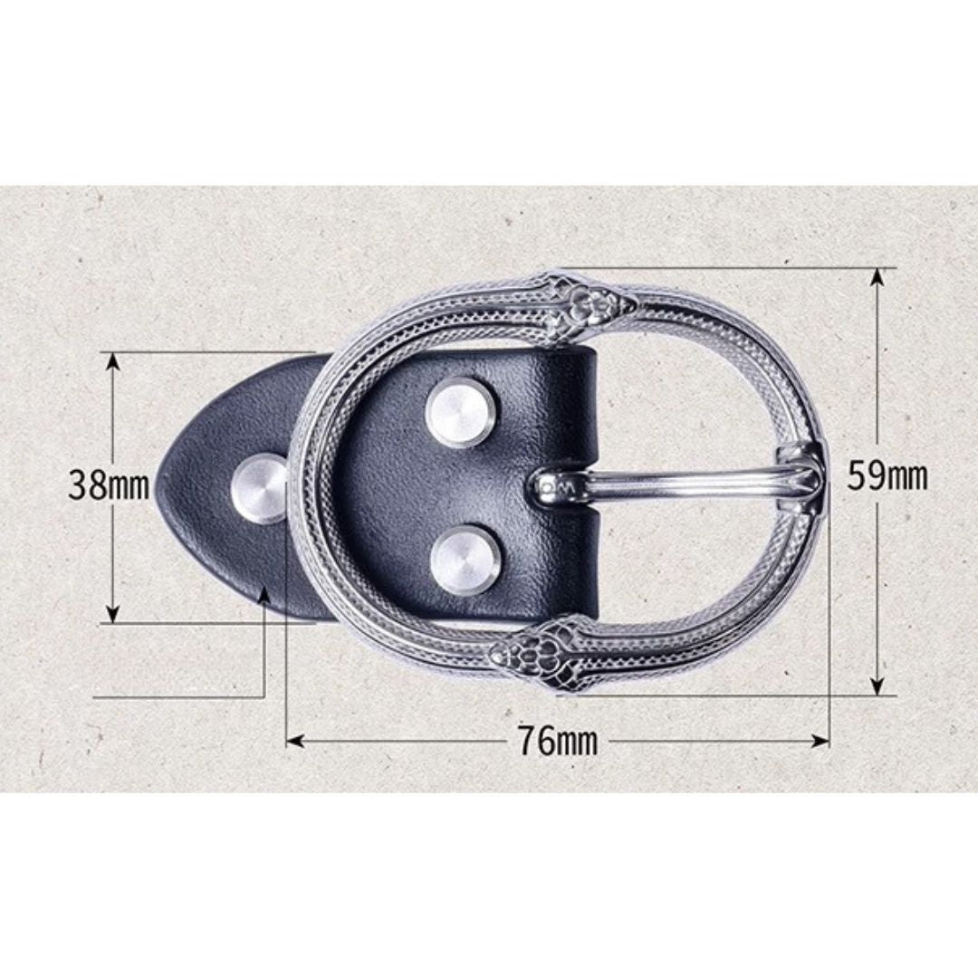 Removable Leather Connector: Comes with a detachable leather connector for versatile styling options.