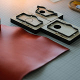 Wave Leather Card Holder Cutting Die