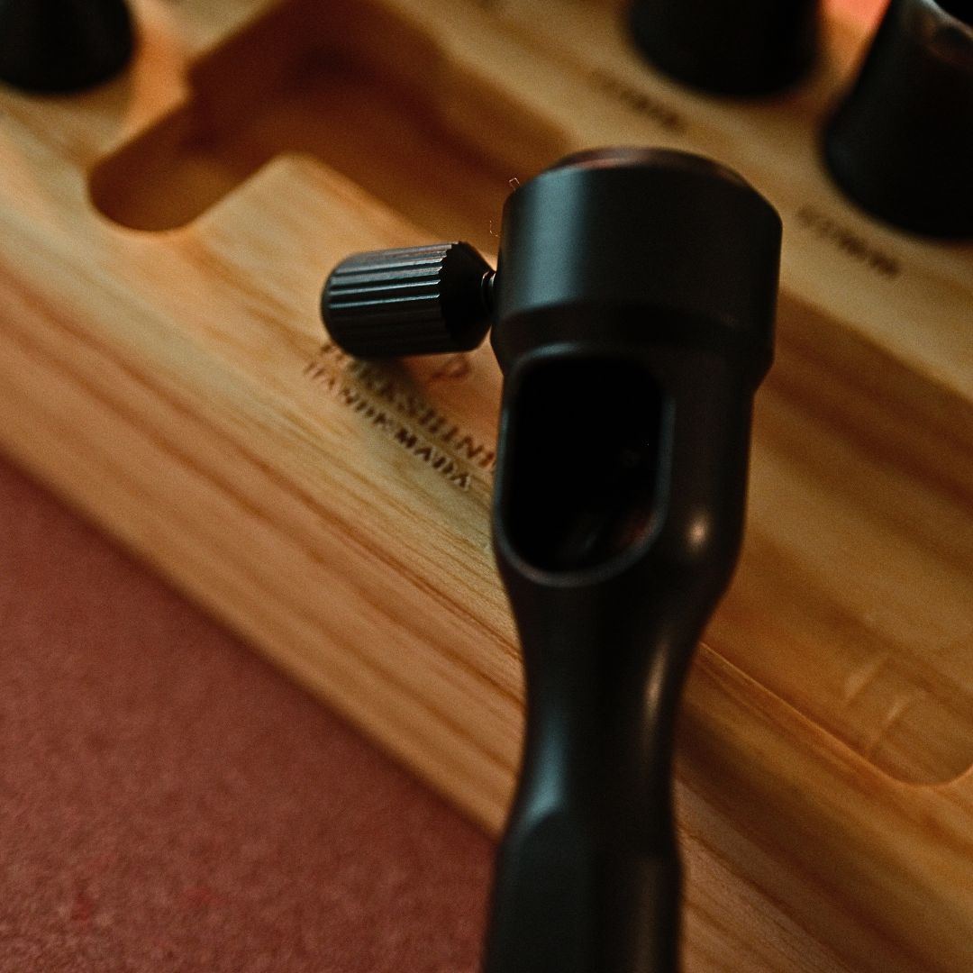 YORKSHINE Precision Hole Punch Set with Wooden Base