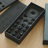 Upgrade your leathercraft with a professional, modular snap-setting tool set. Quick-change heads, universal handle, 440C stainless durability, dual-sided base plate. Compatible with Under the Moonlight Punch Series and THK/PRYM/Alfa snaps for cleaner, faster installs. Order now.
