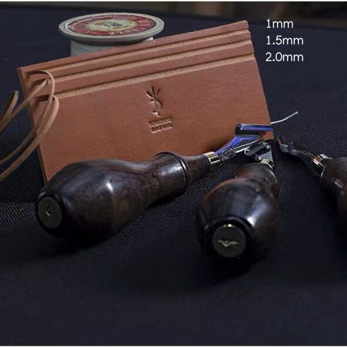 Craft clean, smooth grooves with the Yorkshine Leather Groover. Made with cryo-treated DC53 steel and a walnut handle, it's sharp, comfortable, and built to last. Ideal for precise leatherwork. Shop now for pro-level results.