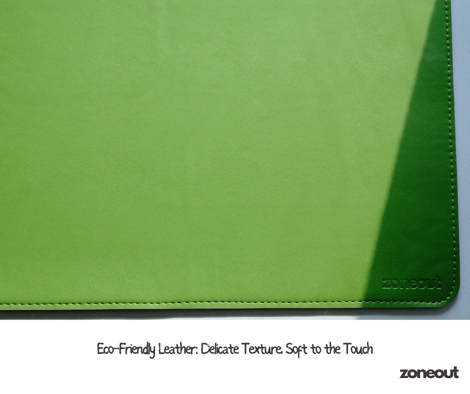 Unique Colorful Felt & Leather Desk Mat