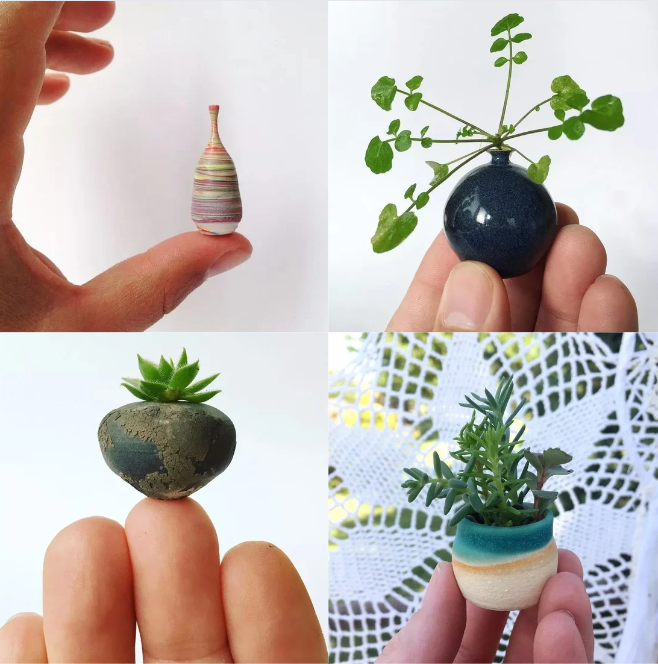Children's/Beginners Miniature Pottery Wheel Set-showcase mini vase