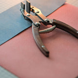 Walnut Handle Leather Flat Pliers
