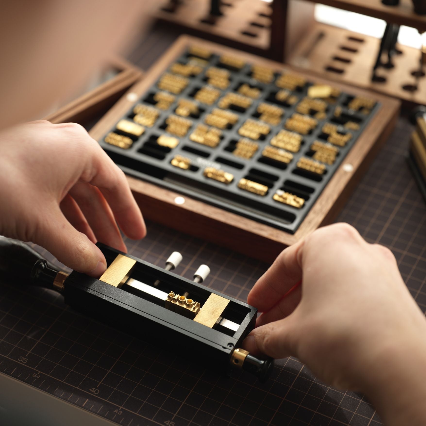 Struggling with double-line hot foil stamping on leather? Learn why holder design matters, how modular holders lock spacing and alignment, and how to stamp clean multi-line layouts in one press. Read the full guide and upgrade your workflow.