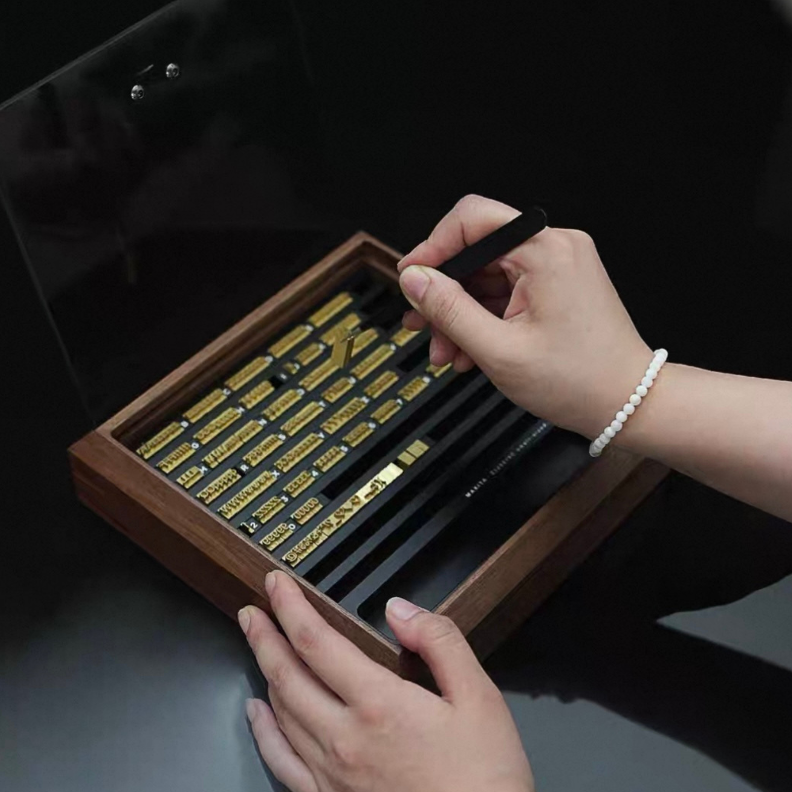 Keep your brass stamps organized with this modular tray—customizable layout, secure fit, premium materials, and stackable design. Works with 7mm, 10mm, and 14mm stamps. Clean desk, faster workflow. Shop now and simplify your setup.