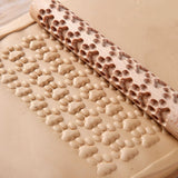 10PCS Wood Clay Pattern Rollers