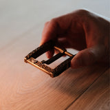'Sui' Japanese Style Brass Belt Buckle,40.5mm, CNC