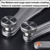 3-Piece Quick Mark Equally Spacing Divider Ruler