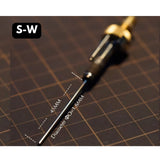 M60 Electric Leather Edge Creaser Set with Adjustable Walnut Stand
