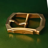 40.5mm Vintage Brass Belt Buckle - Premium Quality