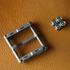 Introducing the “Sui” 40.5mm&nbsp;Pure Titanium Mechanical-Style Belt Buckle—a perfect blend of innovation, precision, and style. Crafted from pure titanium, this buckle is incredibly lightweight, weighing just 36.54g, making it ideal for those who value comfort without compromising on durability.