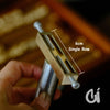Manual brass stamp tool for clean, hand-pressed impressions on leather. Works with hammer or press. Supports single or multi-line layouts and custom stamp sizes. Ideal for personalized stamping. Contact us to order your custom holder today.