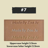 Maxita Leathercraft Hot Foil Stamping Letter Set – Type Stamps for Foil Machines