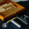 Manual brass stamp tool for clean, hand-pressed impressions on leather. Works with hammer or press. Supports single or multi-line layouts and custom stamp sizes. Ideal for personalized stamping. Contact us to order your custom holder today.