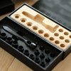 YORKSHINE Precision Hole Punch Set with Wooden Base
