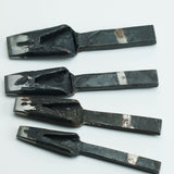 Japanese Tempered Forged Long Round Punch – Belt & Strap Hole Punch, Rectangular & Round End Options for Buckle Installation, Vintage Aged Finish