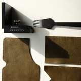Adjustable Leather Pricking Iron Guide | 90° Stitching Hole Alignment Tool