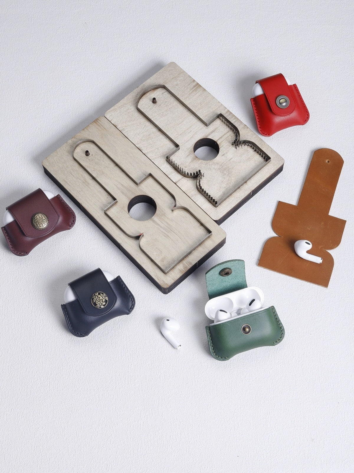 AirPods Classic Curve Leather Protective Case Cutting Die