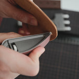 Aircraft-Grade Aluminium Leather Sanding Tool for Edge, Surface and Detail Finishing