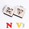 Create personalized leathercraft with this 26-letter alphabet cutting die set. Made from premium Japanese steel, it’s sharp, durable, and easy to use for keychains, notebook inlays, charms, and more. Perfect for hobbyists and pros—get yours today!