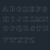 Alphabet Leather Cutting Die Set – 26 Letters for Keychains & Notebook Inlays