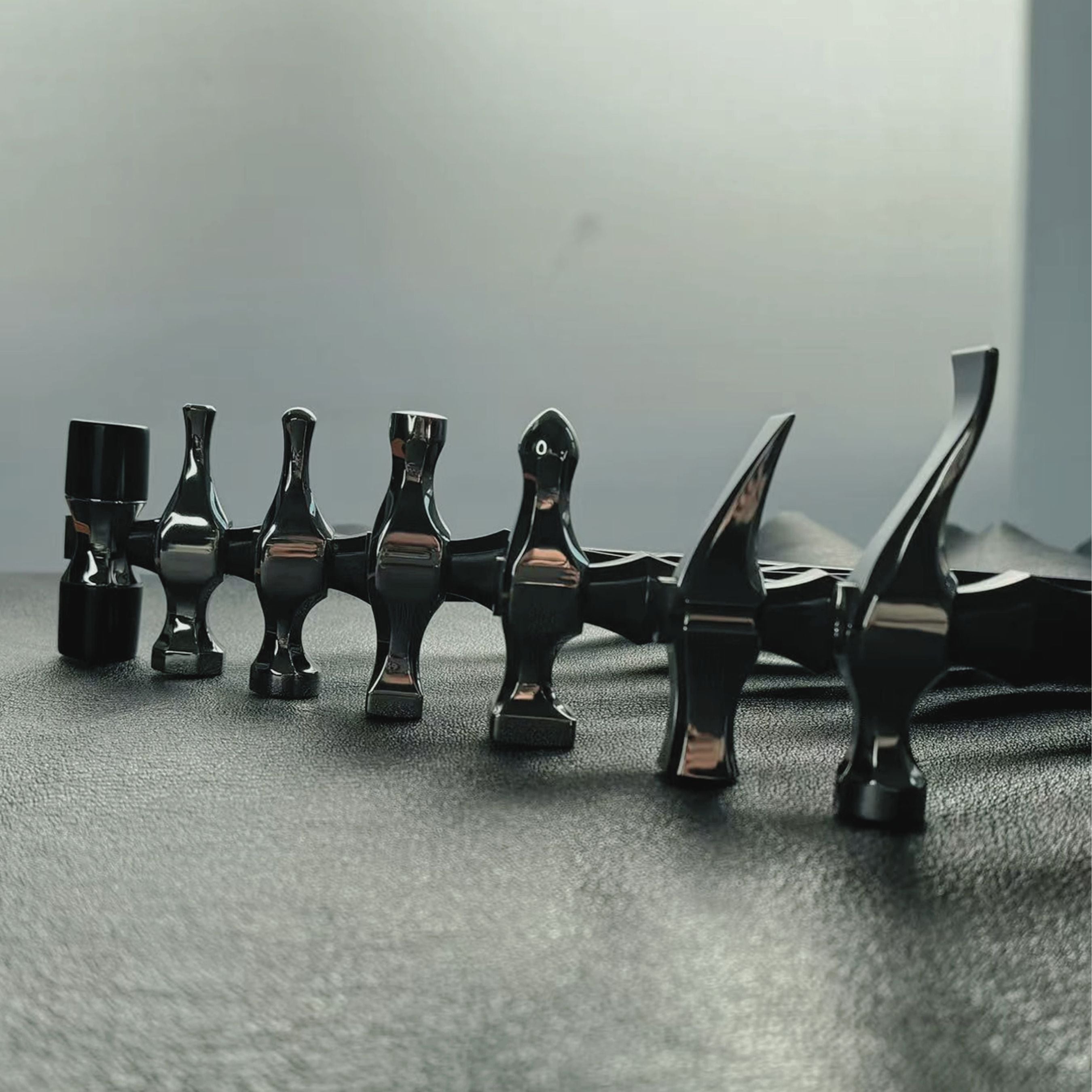 BOWEN 440C leather stitching hammer for flattening stitch lines and refining hand-sewn leatherwork. Heat-treated 440C stainless steel, hand-polished finish, balanced grip, and precise control for tight areas where pliers are harder to use. A practical upgrade for daily leathercraft work. Shop now.
