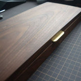 Black Walnut Organizer Box for Punches & Pricking Irons (11-Slot)