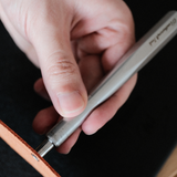 It is made from Taiwan-made high-alloy specialty steel, chosen for edge stability, toughness, and long-term use. Unlike many standard round punches with a tapered body, this punch uses a straight-wall, no-stretch design. The cutting shape goes straight down without expanding the hole, so the finished hole stays closer to the actual punch size.