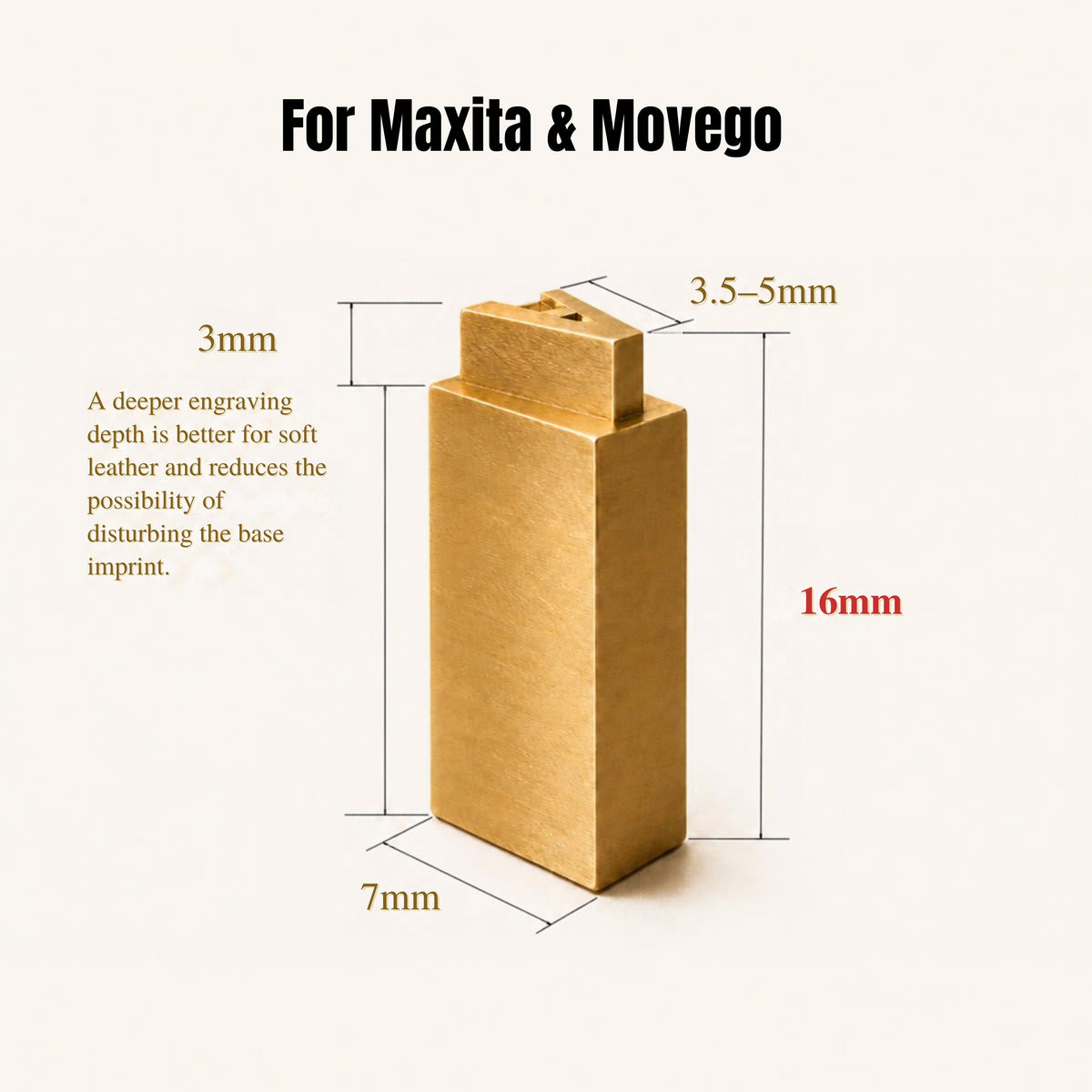 CÍ Deluxe Fine Brass Type Kit With Premium Walnut Box | A Height 3.5–5mm | Compatible With Maxita, Movego, Kingsley & Dream Factory Machines | Customizable