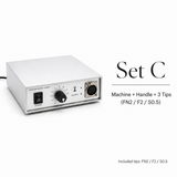 M60 Electric Leather Edge Creaser Set with Adjustable Walnut Stand