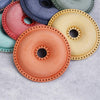 Donut Leather Decoration Shaping Mold & Vegetable Tanned Leather Cut Pieces