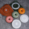 Donut Leather Decoration Shaping Mold & Vegetable Tanned Leather Cut Pieces