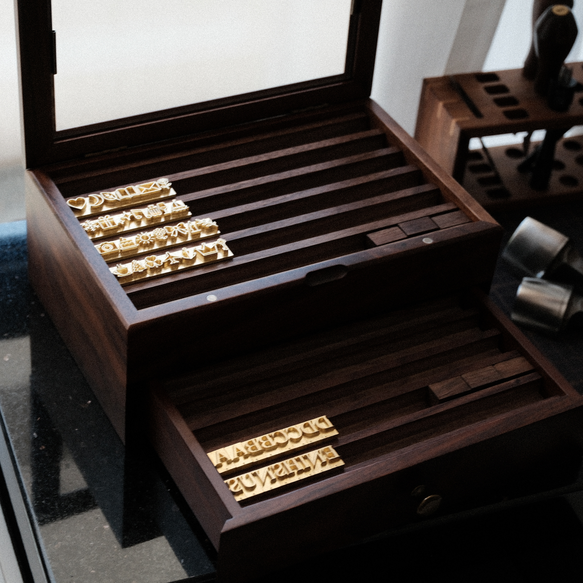Double-Layer Box — Holds Approx. 310 Type Pieces