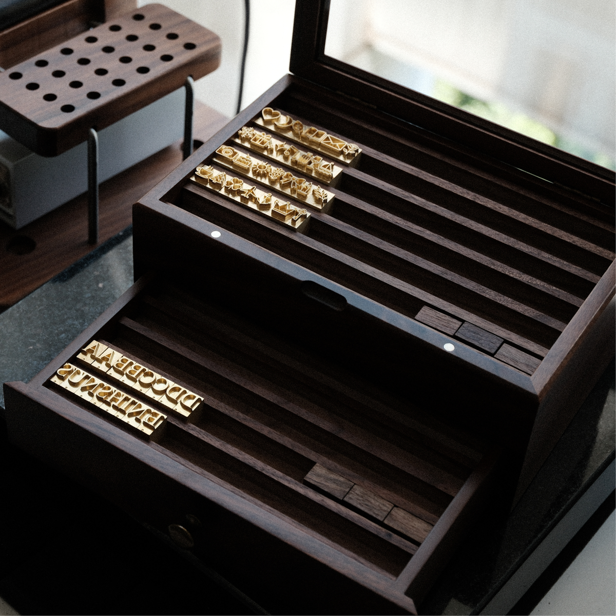 Double-Layer Box — Holds Approx. 310 Type Pieces