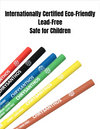 Premium Eco Lead-Free Underglaze Pencils - 6 Pieces-Safe for Kids