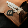 If you make leather watch straps by hand, you’ll know how tricky edge painting can be — especially on narrow bands. This clamp makes the job a whole lot easier. It holds your strap securely in place so you can apply edge paint smoothly and evenly, without chasing the leather around your workbench.