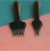 Featuring a flat cutting style, the teeth ensure clear holes with minimal depression around punched areas. The tool's extended length and handle thickness provide stability and balance, reducing fatigue during use.