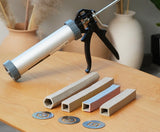 it produces mud sticks with a standard thickness of 0.5 cm, ensuring smooth, fracture-free results every time