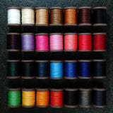 Amy Roke 0.45mm Polyester Waxed Thread – 210m Spool, Burnable, for Leathercraft