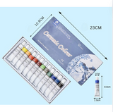 Kiln-Free Non-Fading Under-Glaze 12 Colors Set - Child-Safe