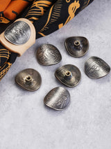 Leather Cutting Die for Scarf Ringwith Vintage Coin Buckle