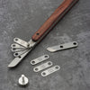 Adjustable leather edge creaser for clean, consistent stitch-line marks. Shim-based spacing lets you dial in perfect lines for belts, wallets and straps. 304 stainless body, stone-washed finish, walnut handle for comfort and control. Get steadier edges—shop now.